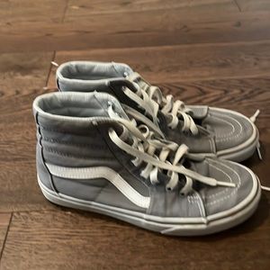 Grey and white size 9 vans